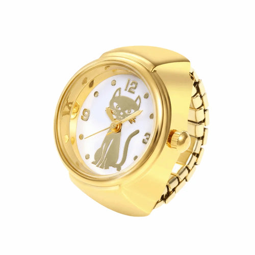 Bague-Montre Chat