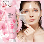 Masque Peel-Off LAIKOU 24K Or & Sakura — Éclat & Anti-Points Noirs