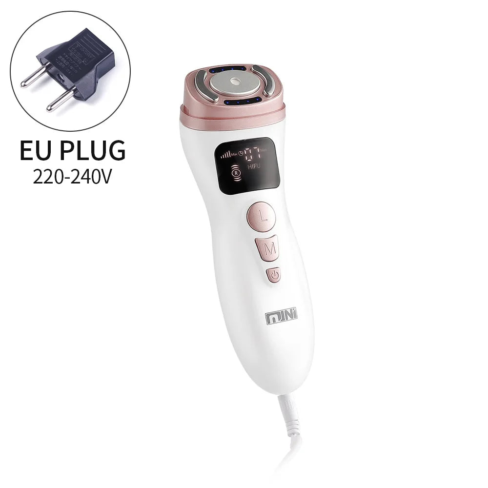 Appareil HIFU Mini — Lifting Ultrasons, RF & EMS Visage, Cou & Yeux