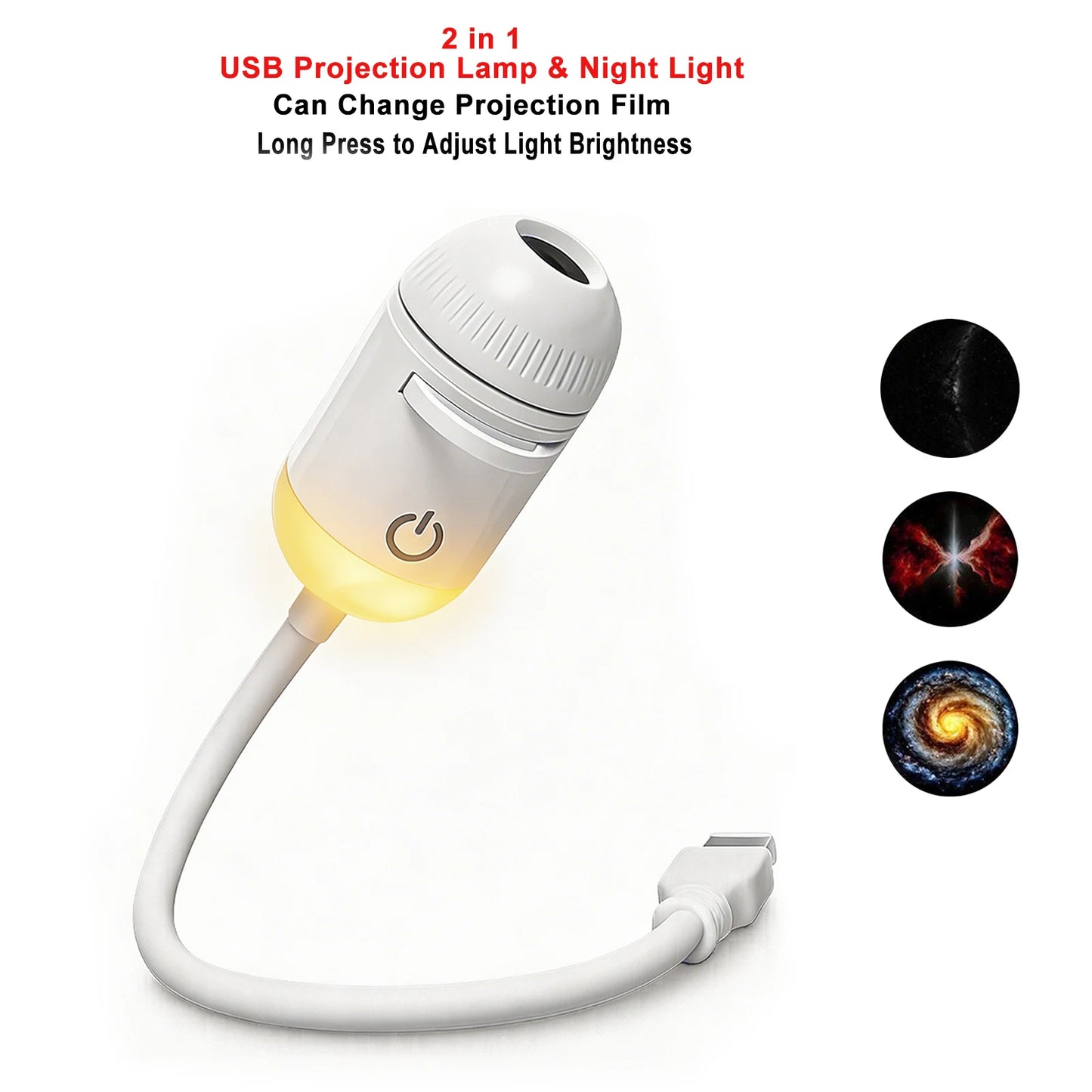 Projecteur Ambiance Galaxie — Voiture, Chambre & Tente