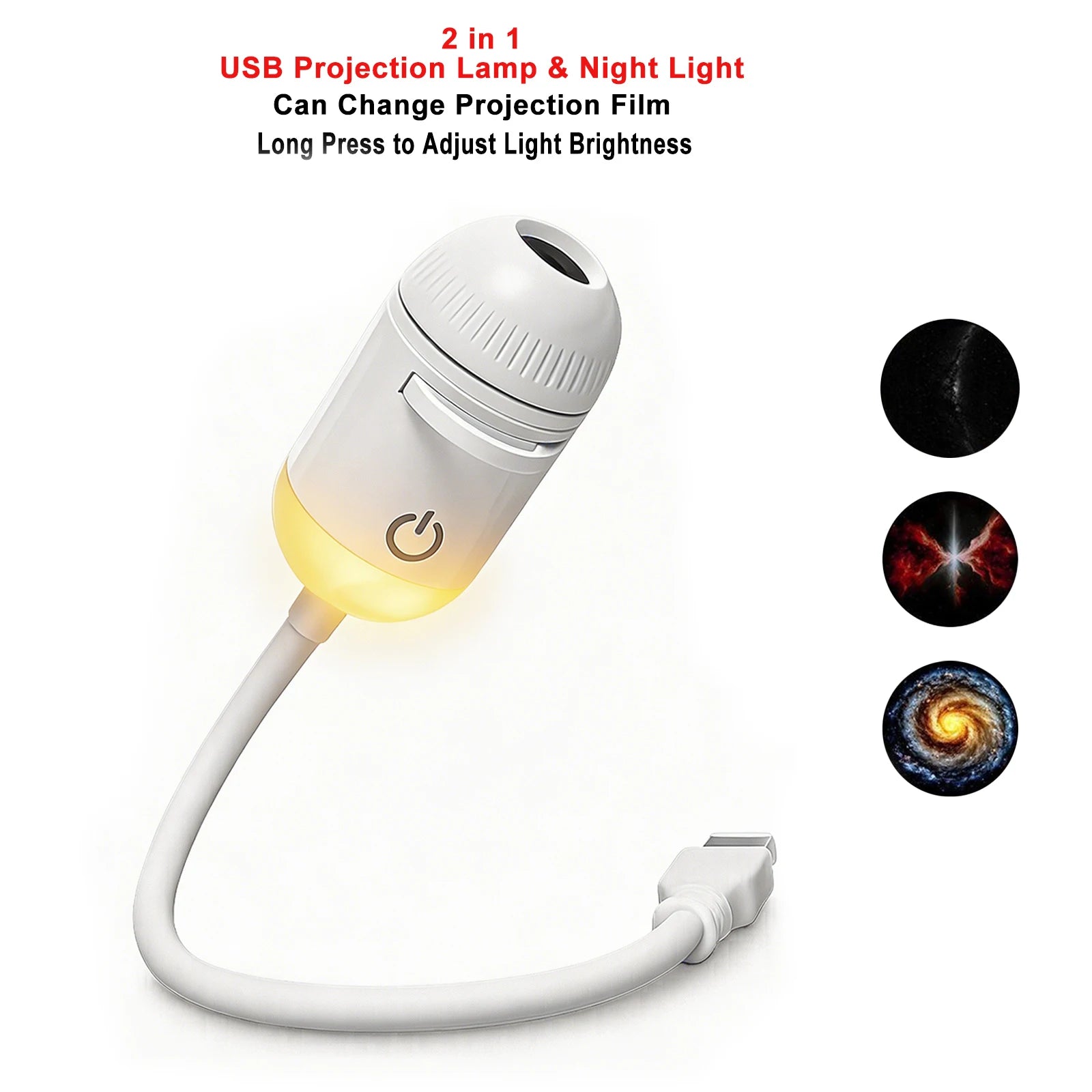 Projecteur Ambiance Galaxie — Voiture, Chambre & Tente