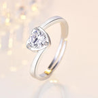 Bague Cœur Argent 925