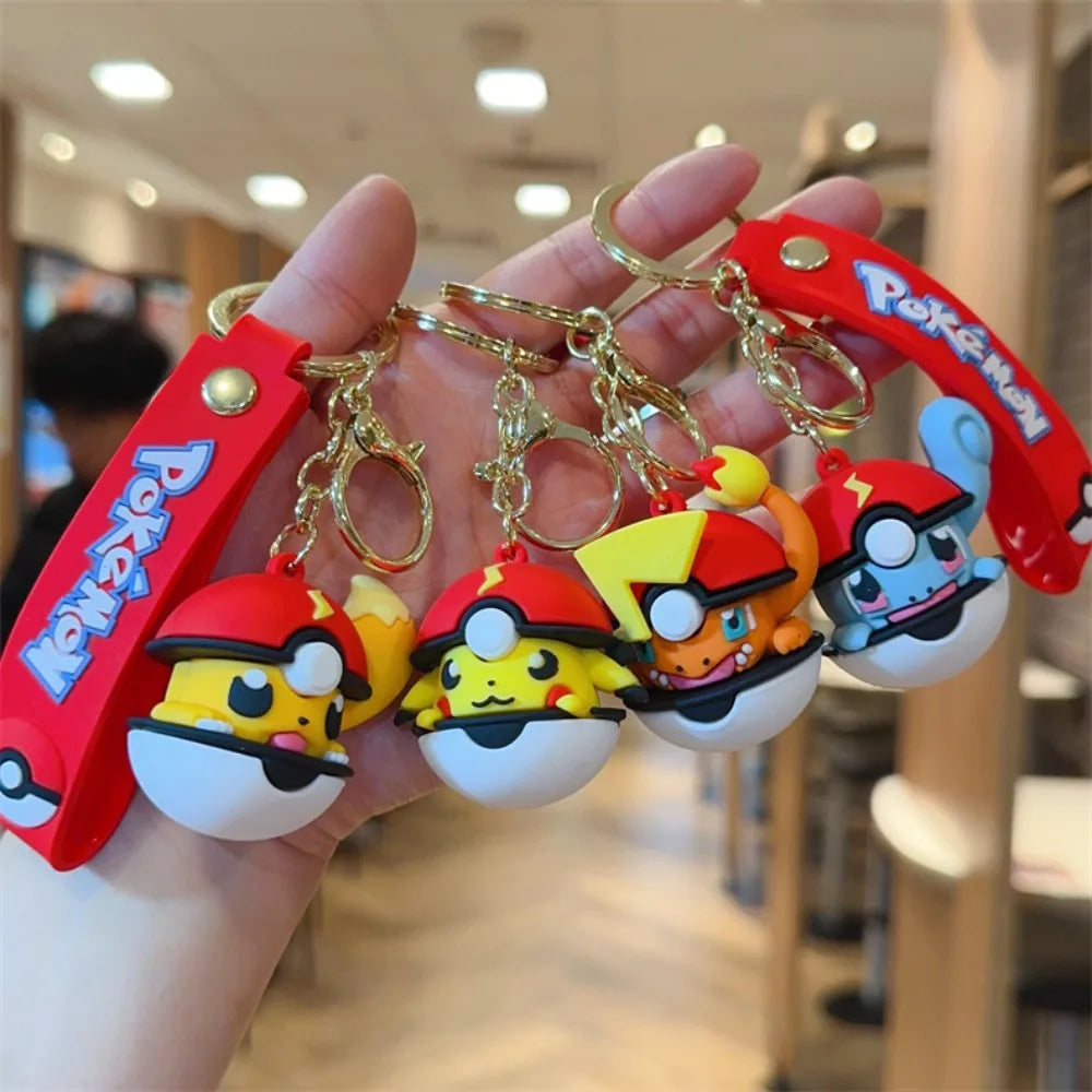 Pokémon Gift Idea - Pikachu Poké Ball keychain. A thoughtful gift for any Pokémon lover. Add charm to your keys or backpack!