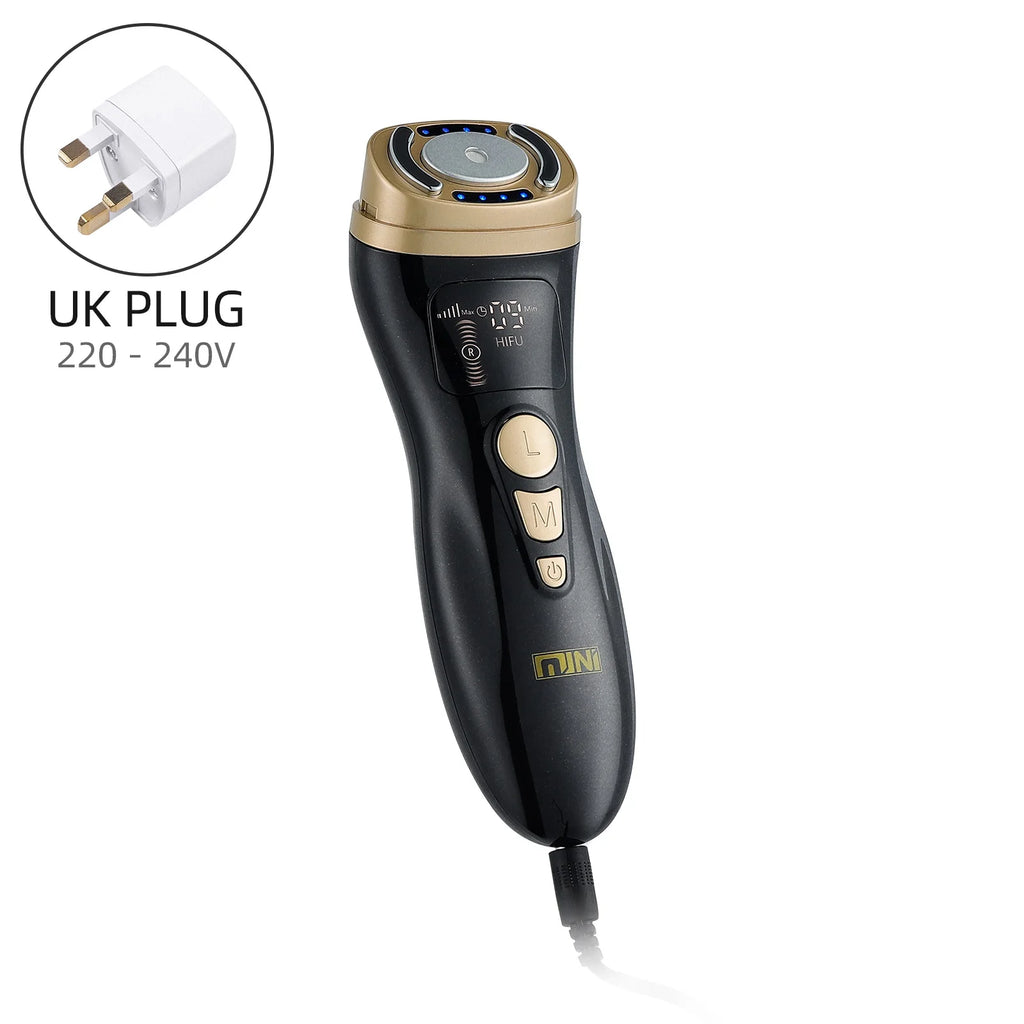 Appareil HIFU Mini — Lifting Ultrasons, RF & EMS Visage, Cou & Yeux