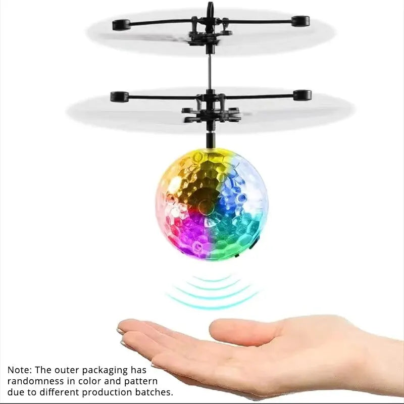 Boule Cristal LED Flottante — Contrôle Gestuel Infrarouge Multicolore