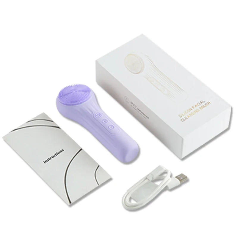 Brosse Nettoyante Visage Sonique — Exfoliation Électrique Rechargeable
