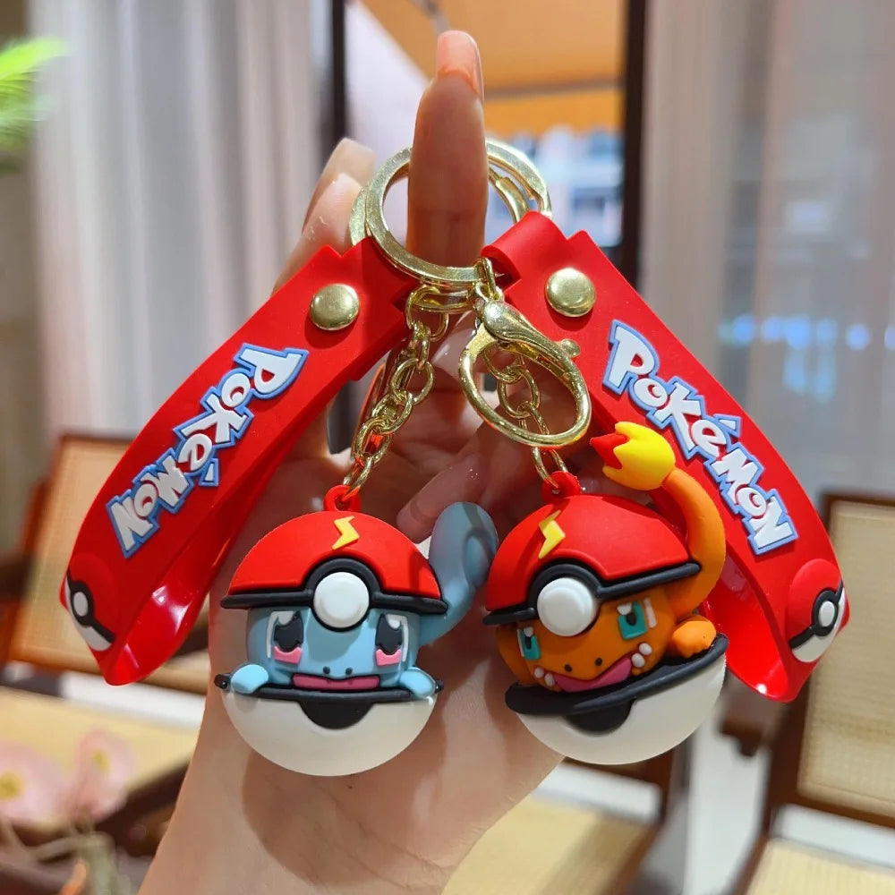 Pokémon Gift Idea - Pikachu Poké Ball keychain. A thoughtful gift for any Pokémon lover. Add charm to your keys or backpack!