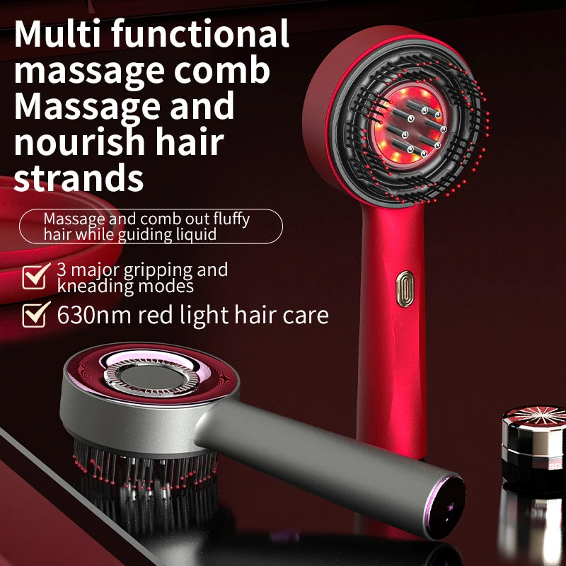 Peigne Masseur Lumière Rouge