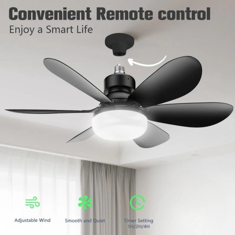Plafonnier Ventilateur LED