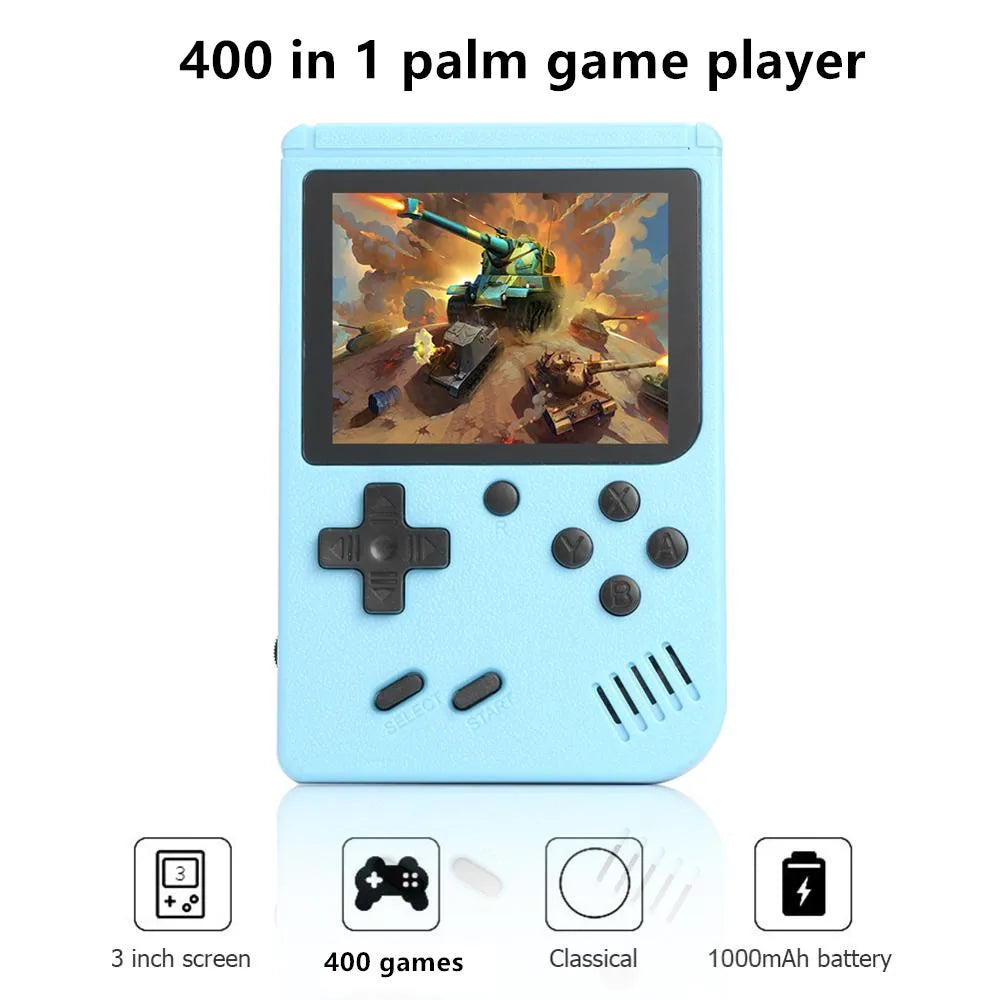 Console Retro Portable 400 Jeux ZUIDID — Écran 2.8" Couleur 8-Bit Cadeau Enfant