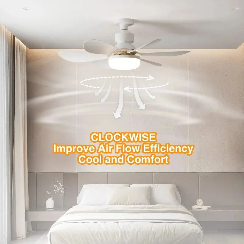 Plafonnier Ventilateur LED