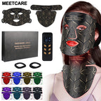 Masque LED Visage & Cou 8 Couleurs – Photothérapie Anti-Âge & Anti-Acné