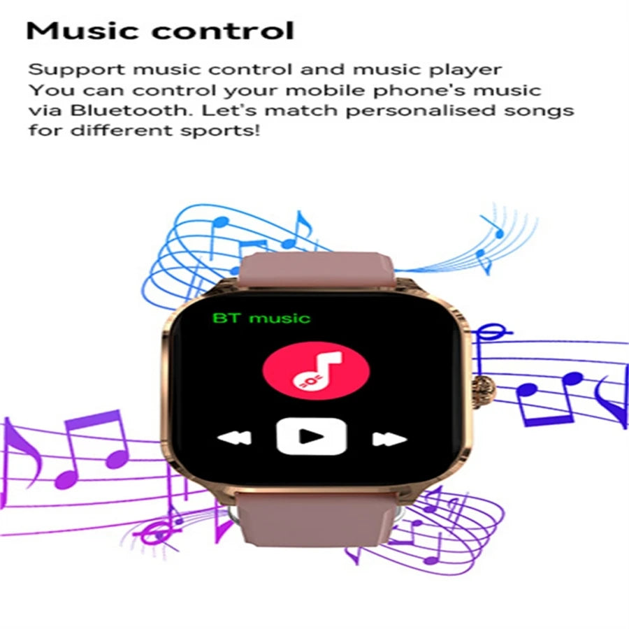 Smartwatch CHAONB 2026 — Écran HD 2.01" Appels Bluetooth Santé Sport iOS & Android