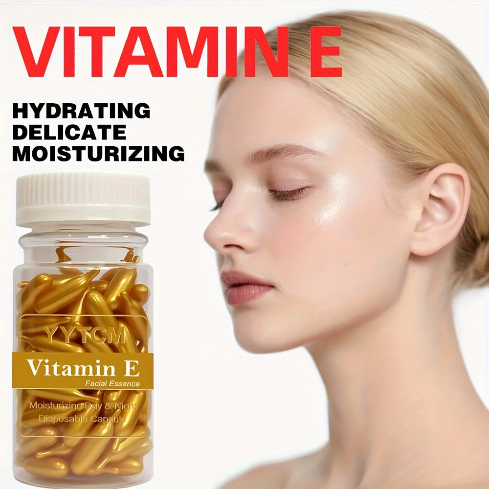 Capsules Sérum Vitamine E — Hydratation Intense Visage (90 Capsules)