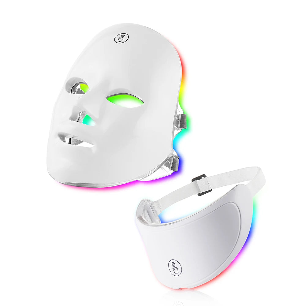 Masque LED Visage & Cou 7 Couleurs