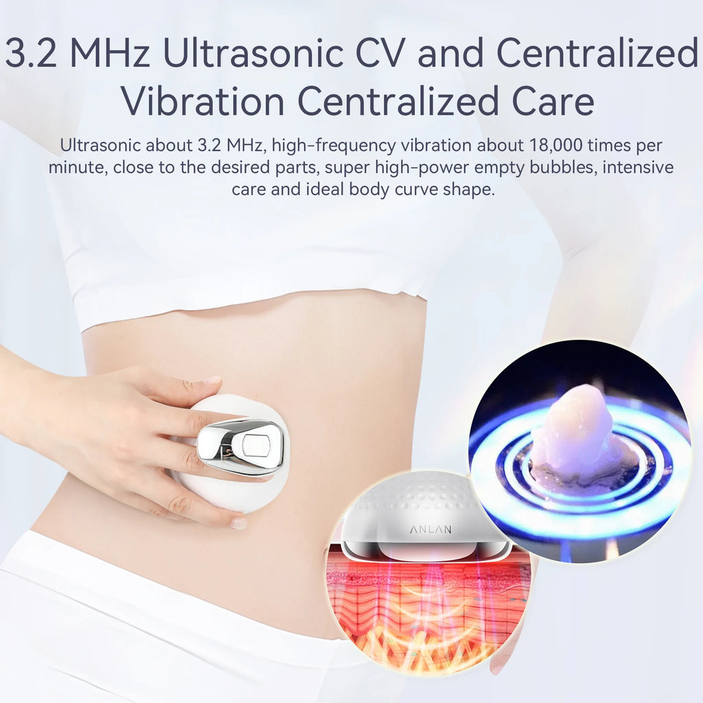 Appareil Minceur Corps ANLAN 5-en-1 — Cavitation & Radiofréquence