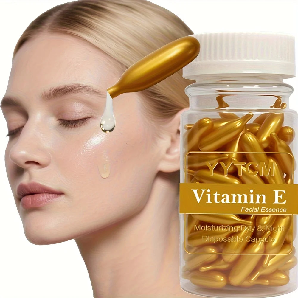 Capsules Sérum Vitamine E — Hydratation Intense Visage (90 Capsules)