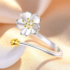 Herzring aus 925er Silber