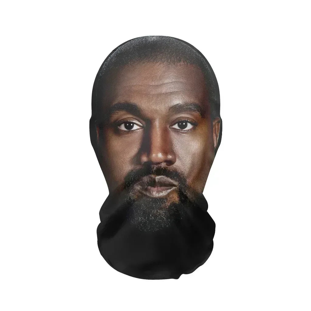 3D Full Face Mask Balaclava Printed Realistic Funny Prank Face Mask for Cosplay Daily Joke Men Women Headdress Halloween Masks