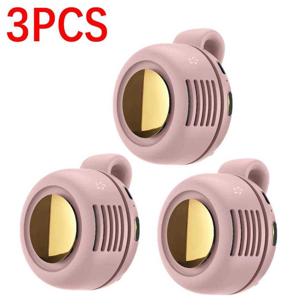 Ventilateur Ceinture Portable Sans Lame — 60 Pales Silencieux 5h Batterie USB