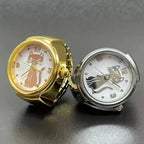 Ring-Uhr Katze