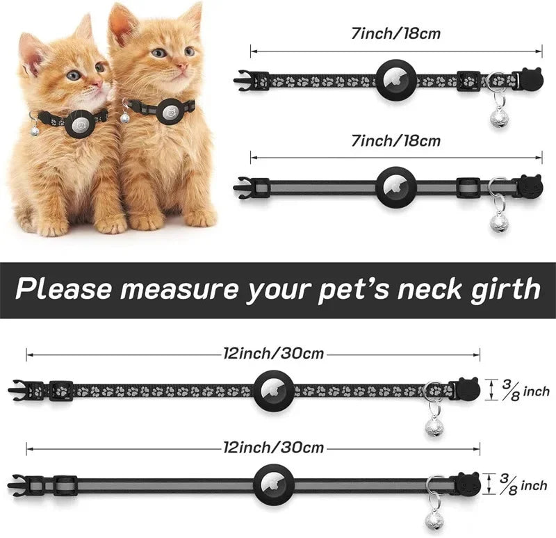 Collier Chat pour AirTag