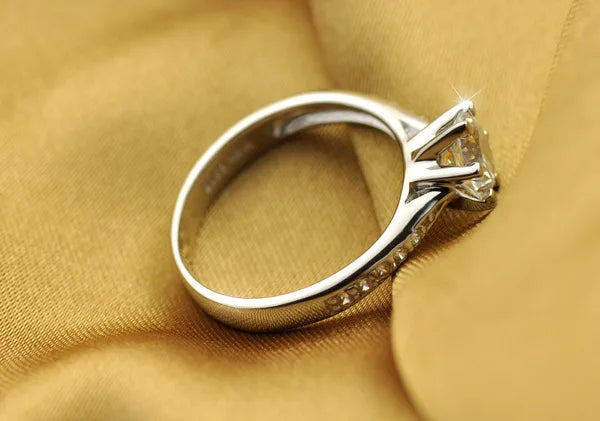Bague Solitaire Argent 925