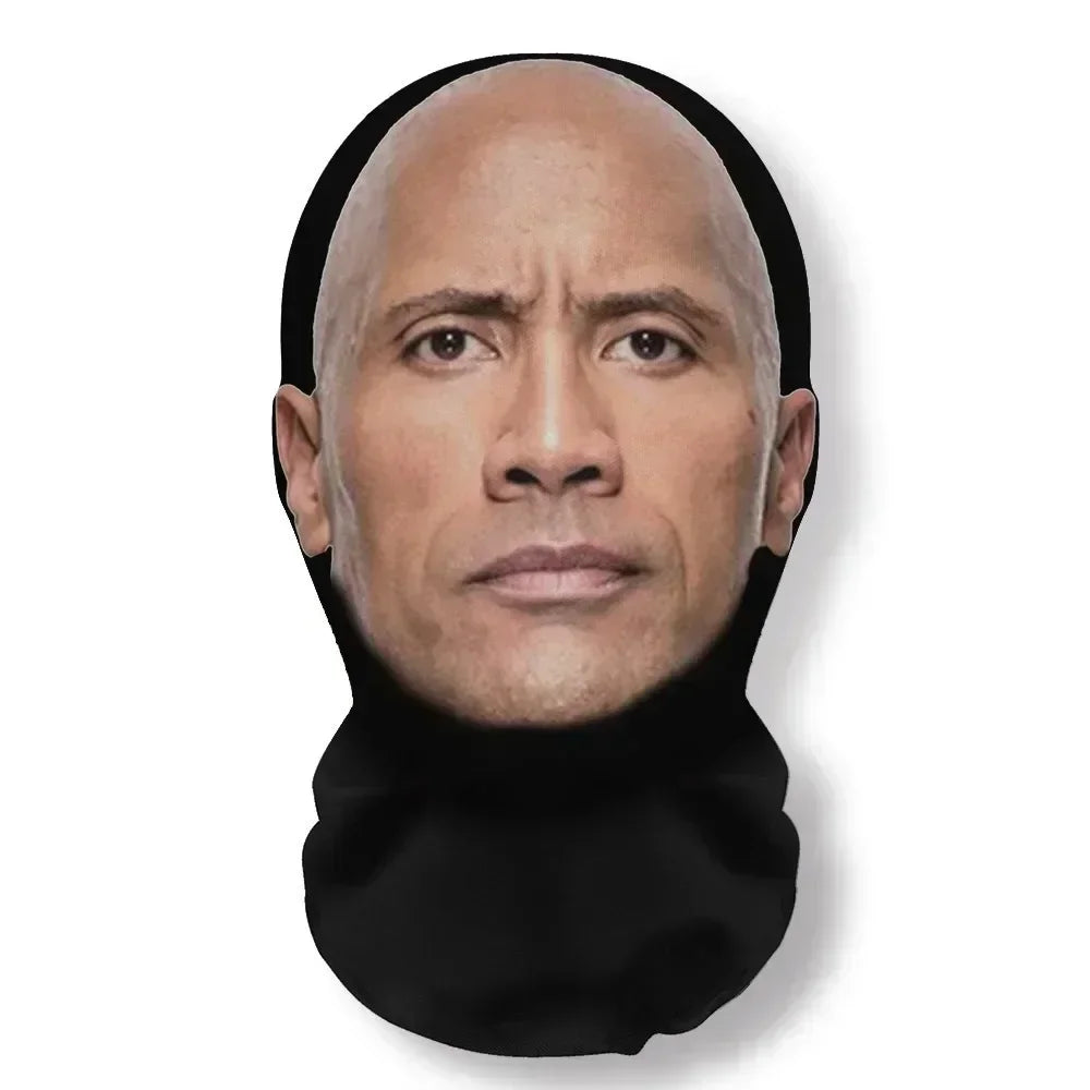 3D Full Face Mask Balaclava Printed Realistic Funny Prank Face Mask for Cosplay Daily Joke Men Women Headdress Halloween Masks