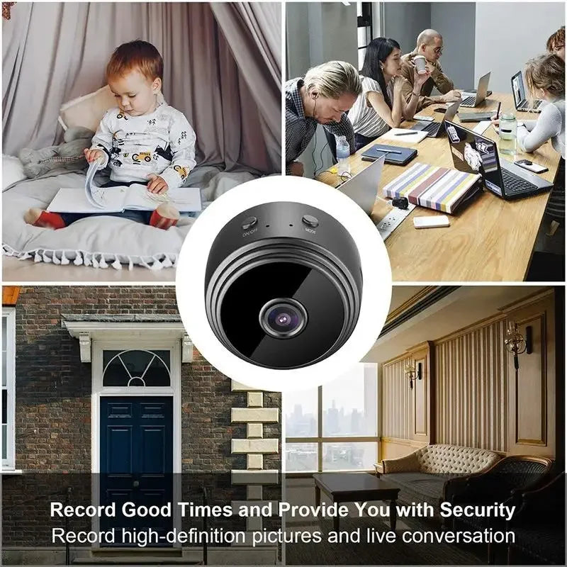 A9 Mini Caméra WiFi EWIND — Surveillance Maison Connexion Instantanée iOS & Android