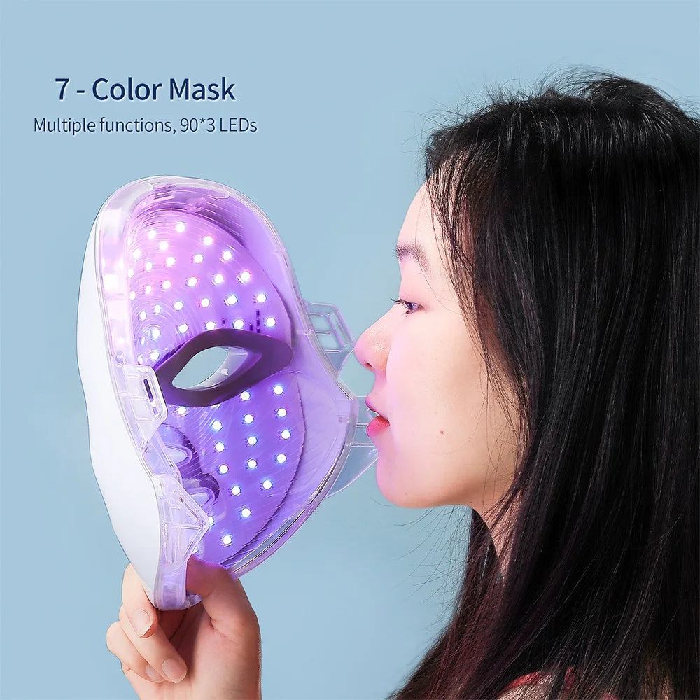 Masque LED Visage & Cou 7 Couleurs