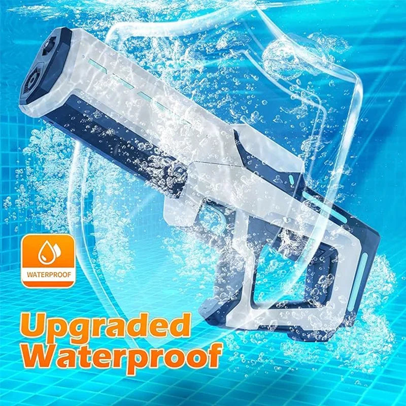 Pistolet à Eau Électrique — Puissant Automatique Été & Plage