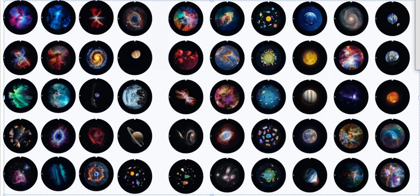 Projecteur Galaxie 2-en-1 — Veilleuse Ciel Étoilé