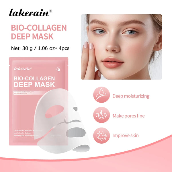Masque Bio-Collagène Profond – Hydratation Intense, Pores Resserrés & Éclat