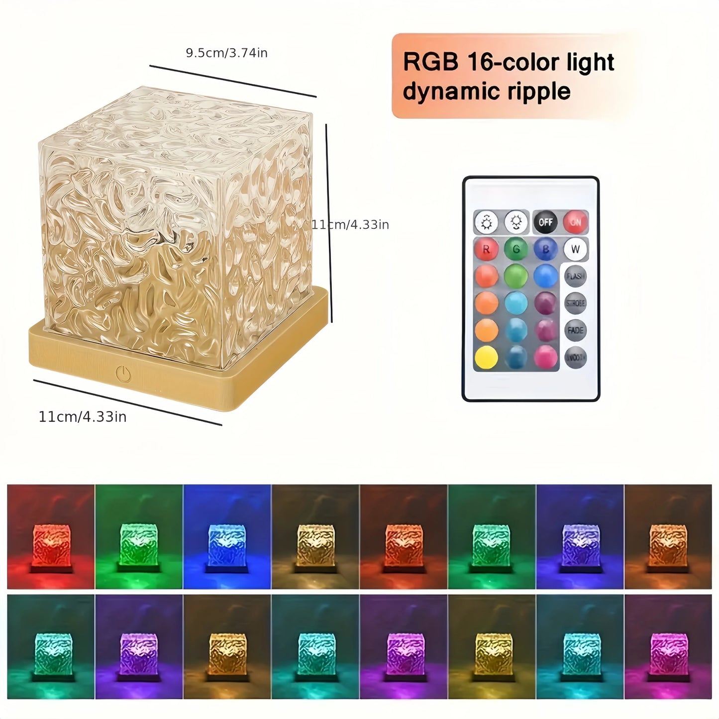 Projecteur Aurora Vagues Océan — 16 Couleurs LED