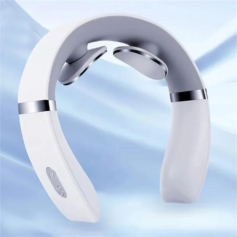 Masseur Cervical Mini Portable — Électrodes Douces 15 min