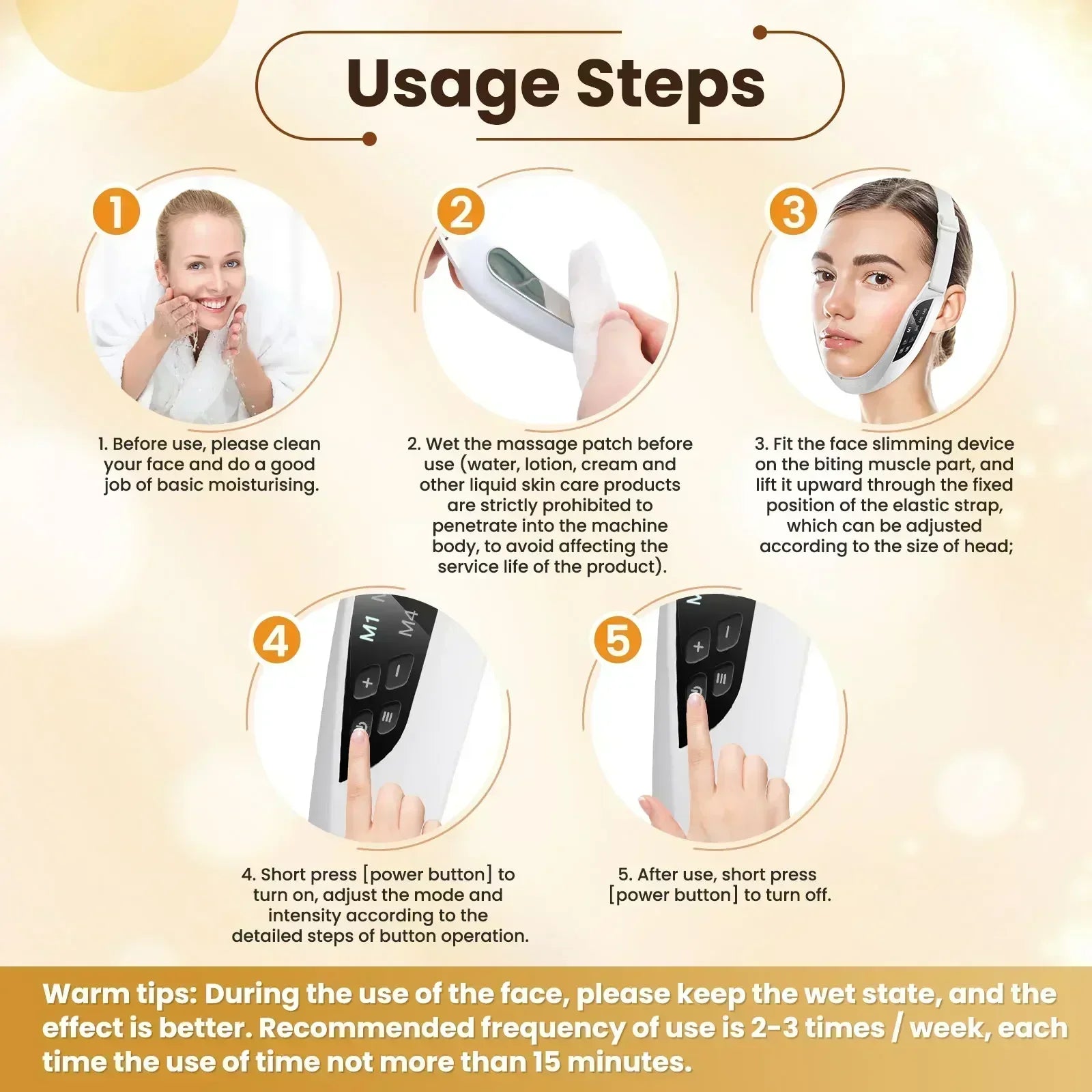 Appareil EMS Lifting Visage V-Face