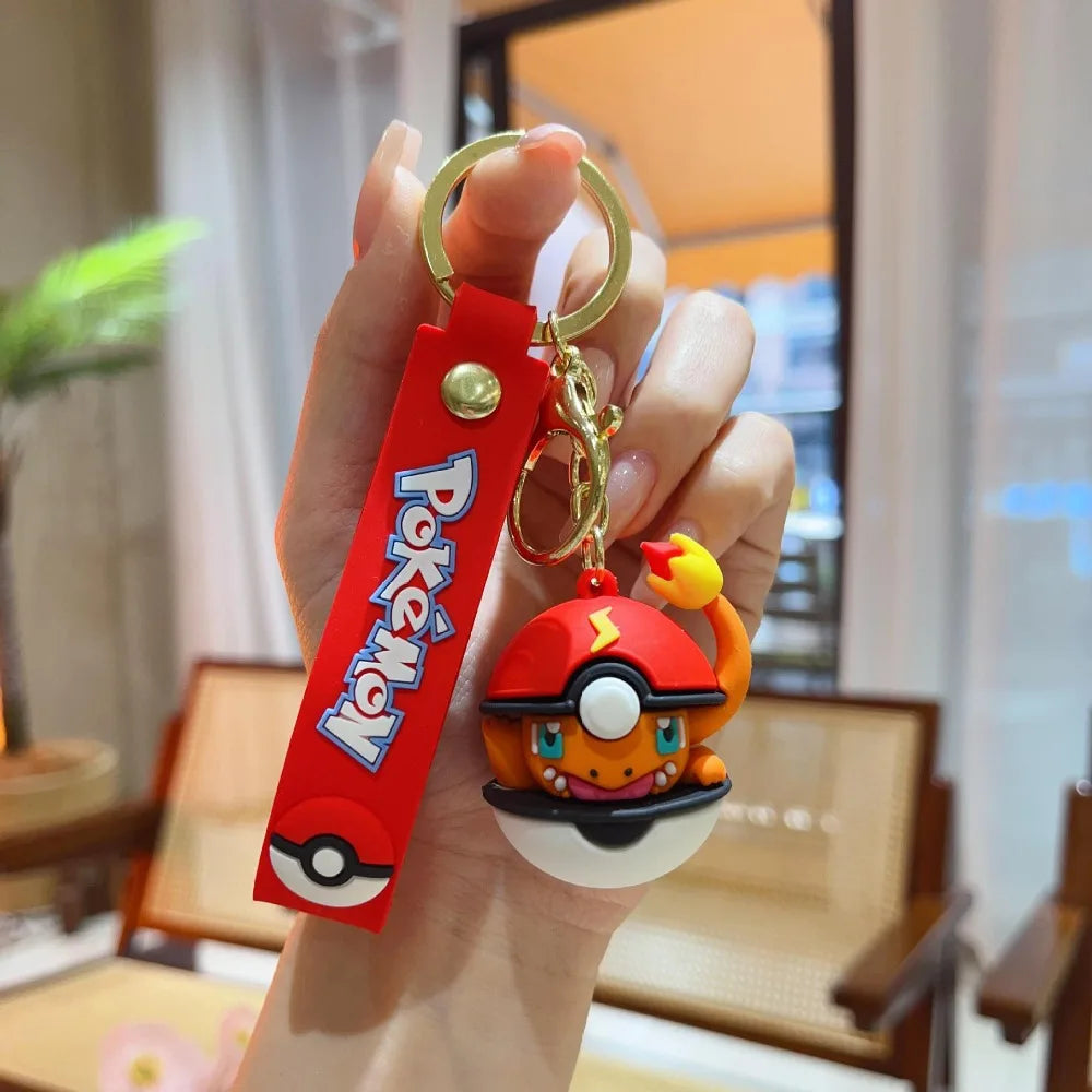 Pokémon Gift Idea - Pikachu Poké Ball keychain. A thoughtful gift for any Pokémon lover. Add charm to your keys or backpack!