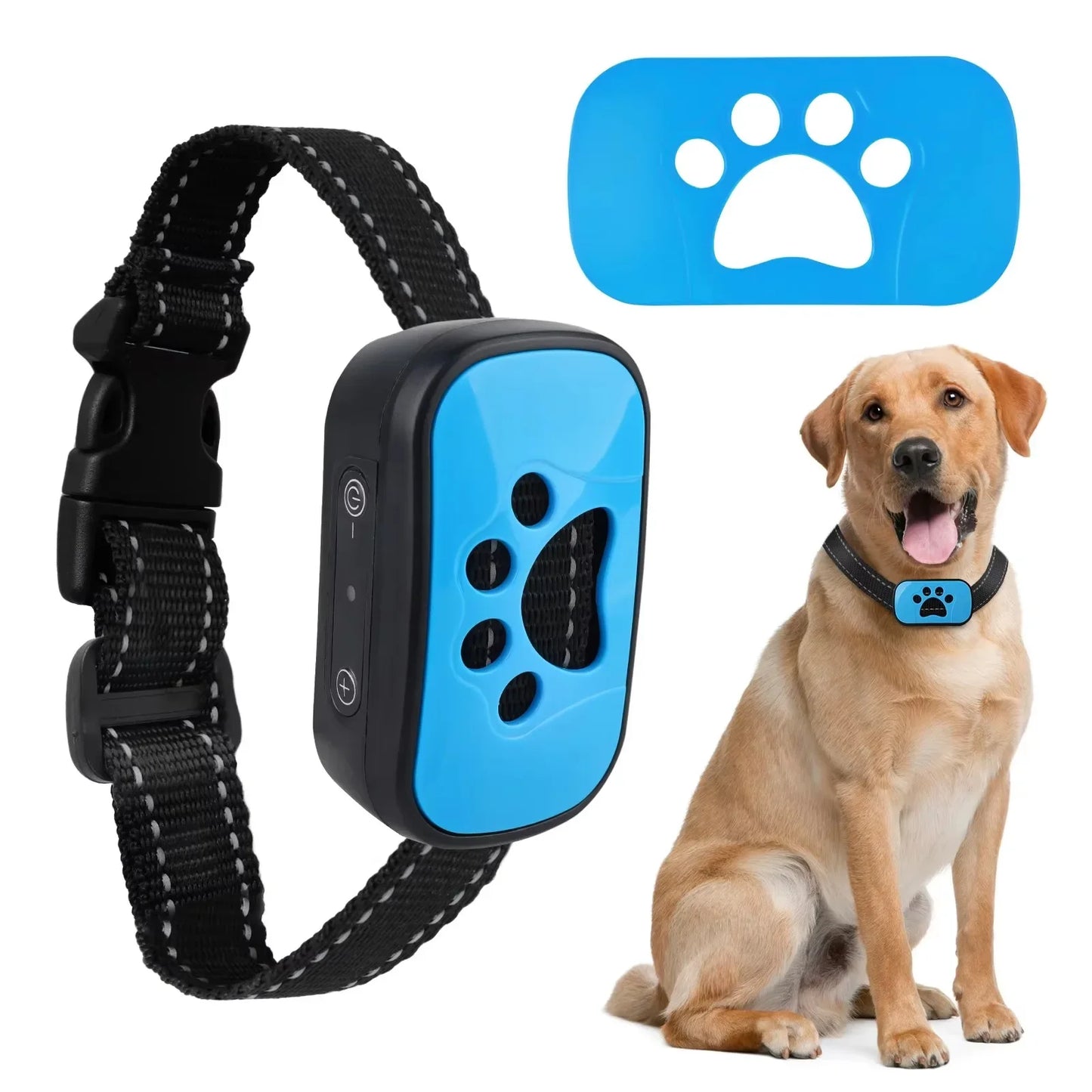 Collier Anti-Aboiement Ultrasonique — Rechargeable USB Sans Choc