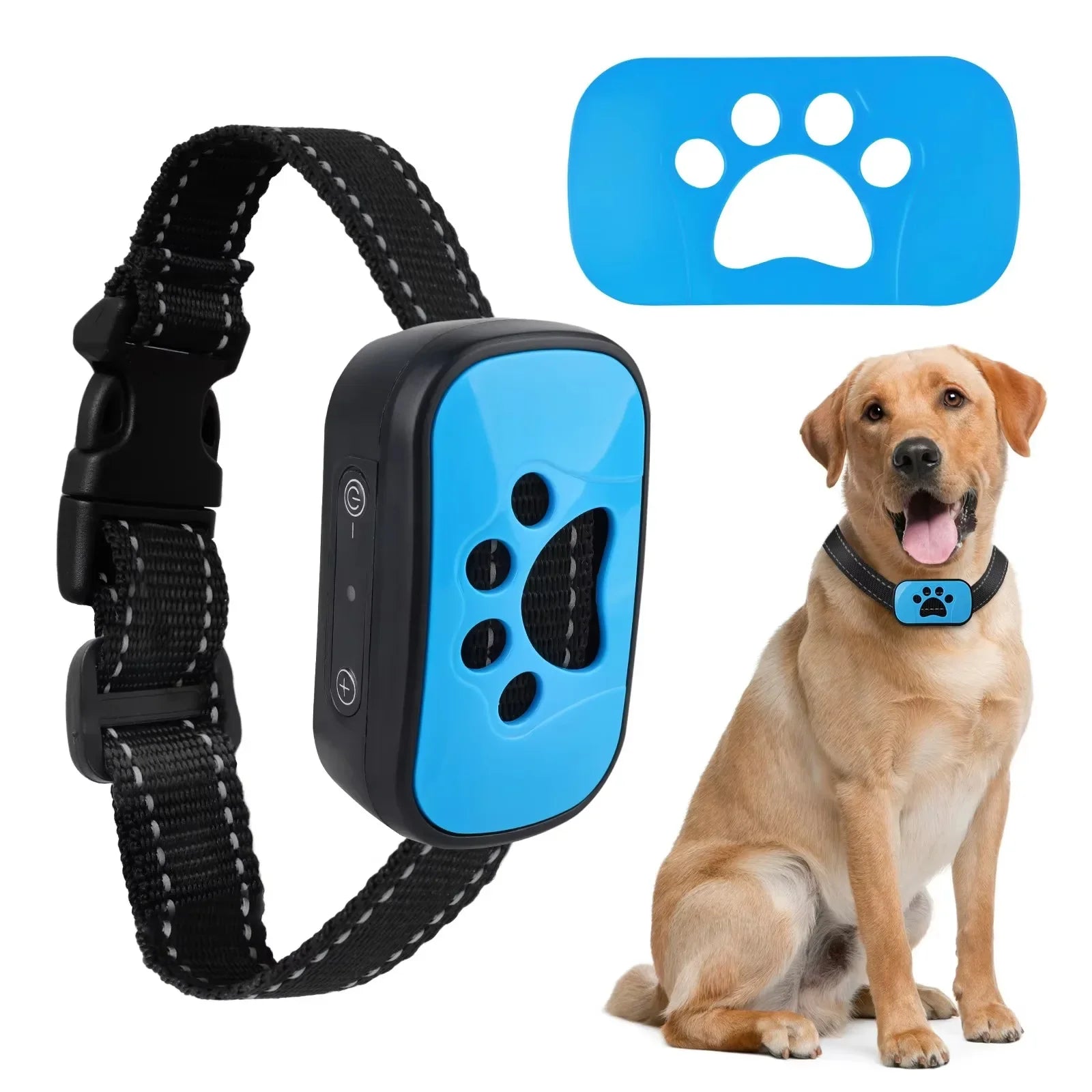 Collier Anti-Aboiement Ultrasonique — Rechargeable USB Sans Choc