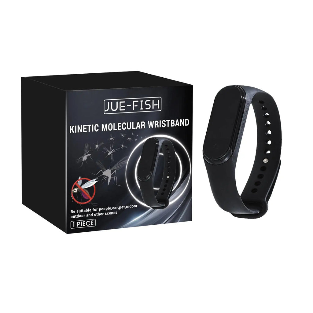 Bracelet Anti-Moustiques Ultrasonique — Protection Physique Sans Produit Chimique Intérieur & Extérieur