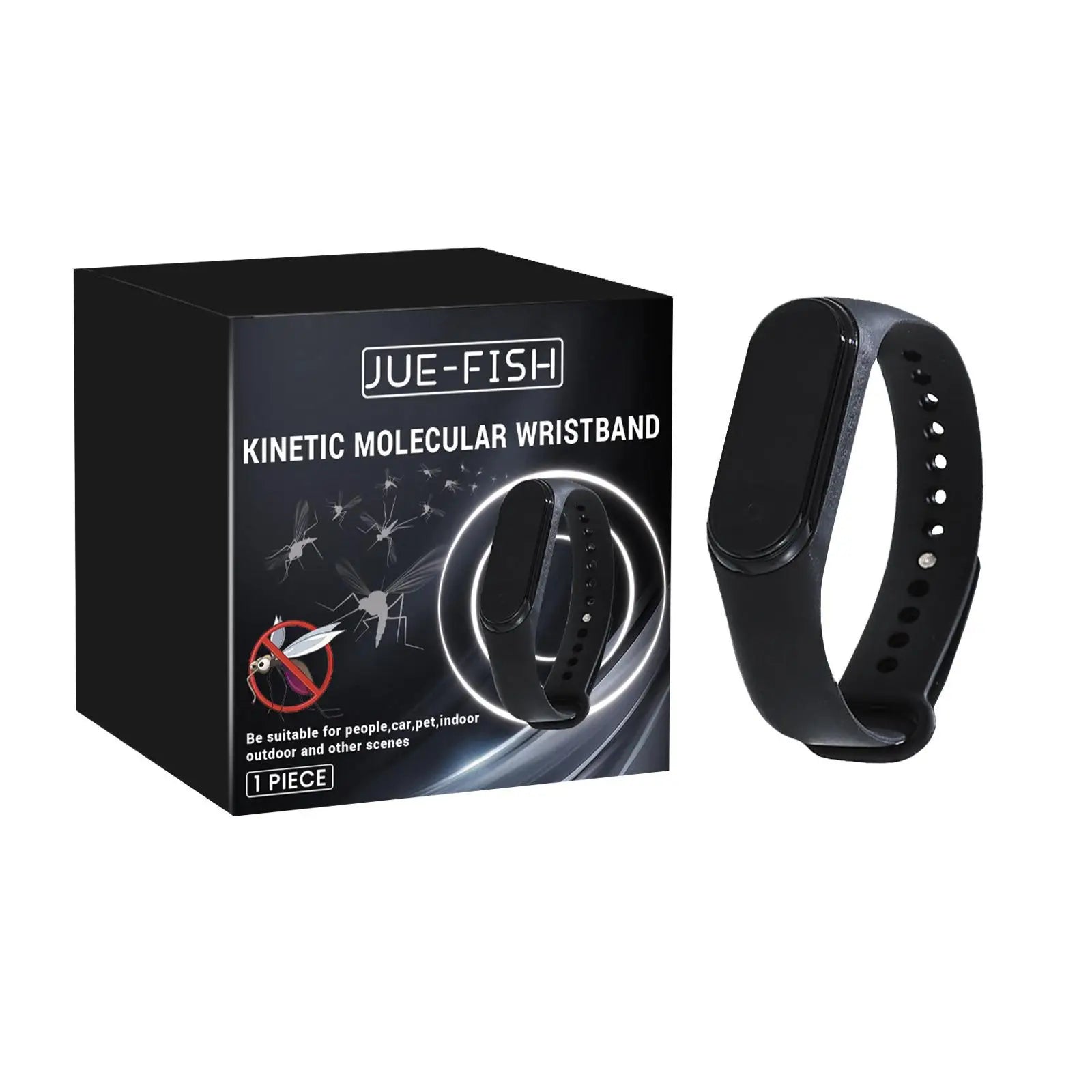 Bracelet Anti-Moustiques Ultrasonique — Protection Physique Sans Produit Chimique Intérieur & Extérieur