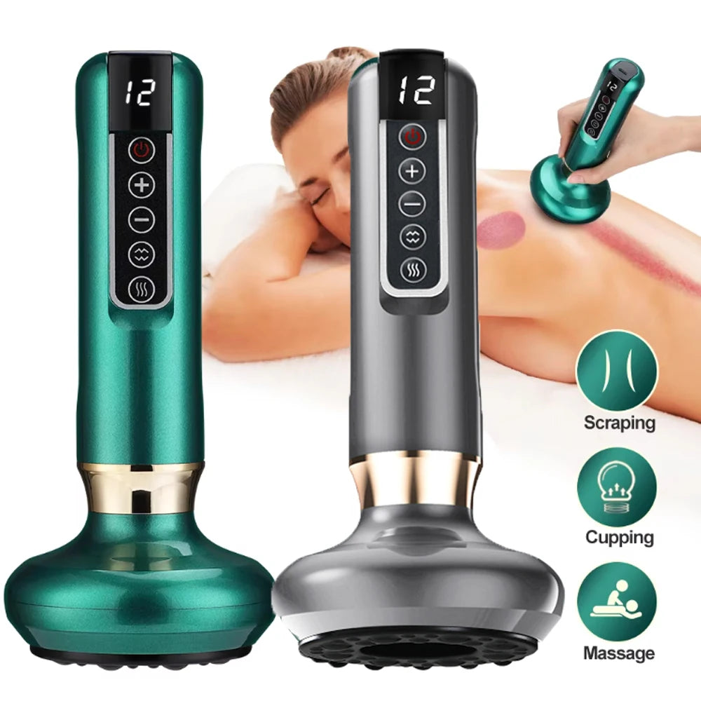 Ventouse Électrique  Anti-Cellulite – 6 ou 12 Niveaux d'Aspiration