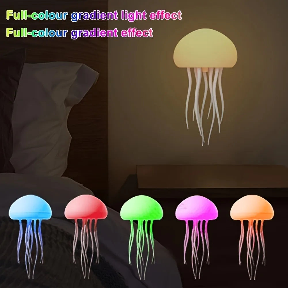 Lampe Méduse Gradient — Décoration Chambre Bioluminescente