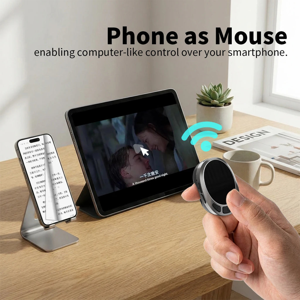 Bague Télécommande Bluetooth — Scroll TikTok & Tourne-Page