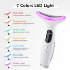 Appareil Lifting Cou & Visage LED 7 Couleurs — EMS & Vibration Anti-Rides