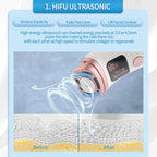Appareil HIFU Mini — Lifting Ultrasons, RF & EMS Visage, Cou & Yeux