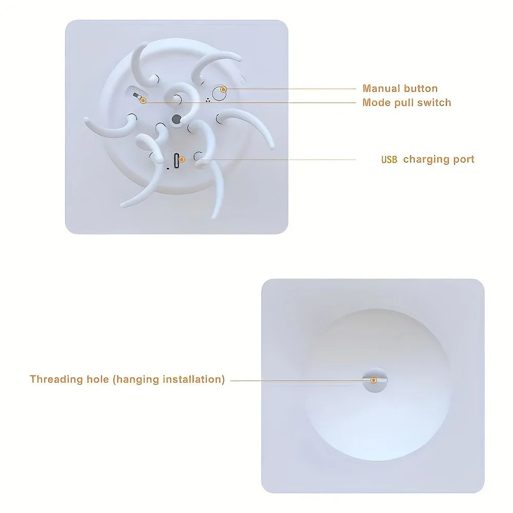 Lampe Méduse Gradient — Décoration Chambre Bioluminescente