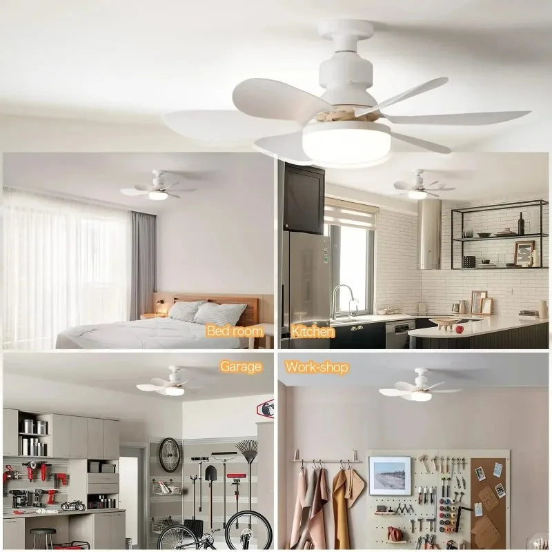 Plafonnier Ventilateur LED