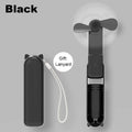 Mini Portable Handheld Fan 2000mAh USB Rechargeable Folding Small Pocket Fan with Handy Power Bank Foldable Hand Fan for Outdoor