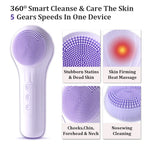 Brosse Nettoyante Visage Sonique — Exfoliation Électrique Rechargeable